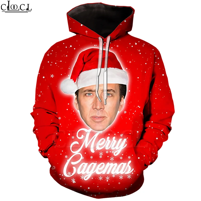 Гигантская толстовка с капюшоном изображением лица Николя мужская и женская