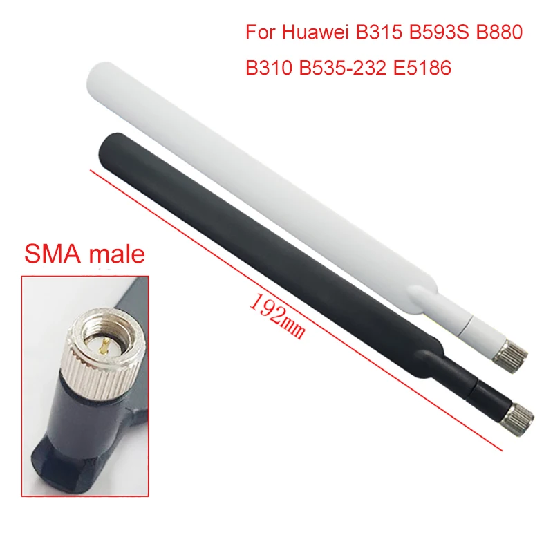 Антенна 4G LTE внешняя SMA male High Gain 10dBi для маршрутизатора CPE Huawei B315 B593S B880 B310 B535 232 E5186| |