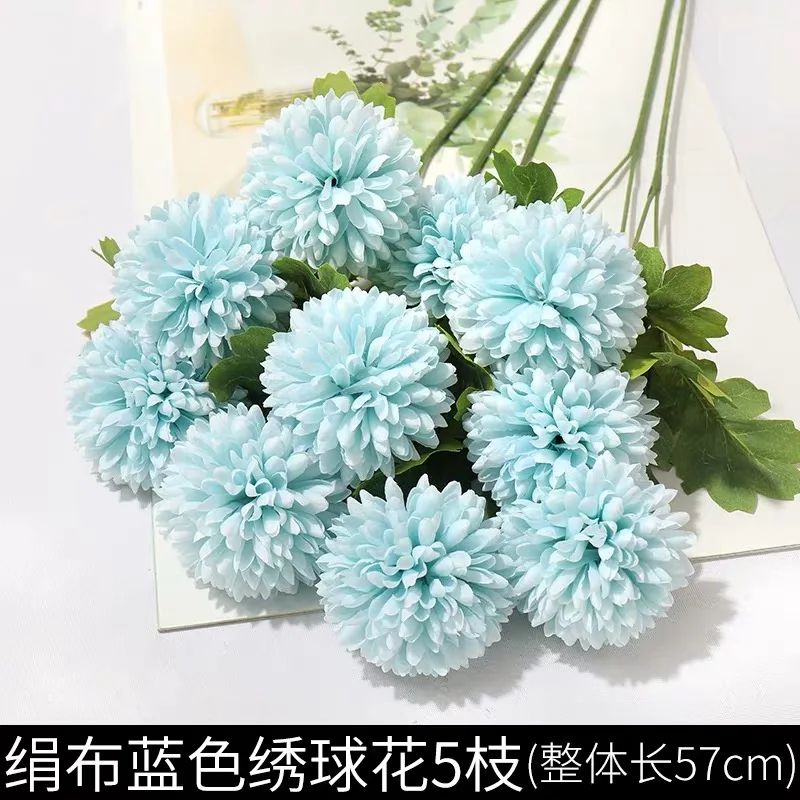 

Simulated Artificial Flowers Dandelion Rose Bouquet Living Room Dried Flower Silk Arrangement Vase Mariage Home Decor EB50JH