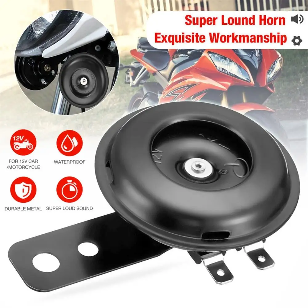 Водонепроницаемый круглый супер-громкий гудок для мотоцикла скутера мопеда |