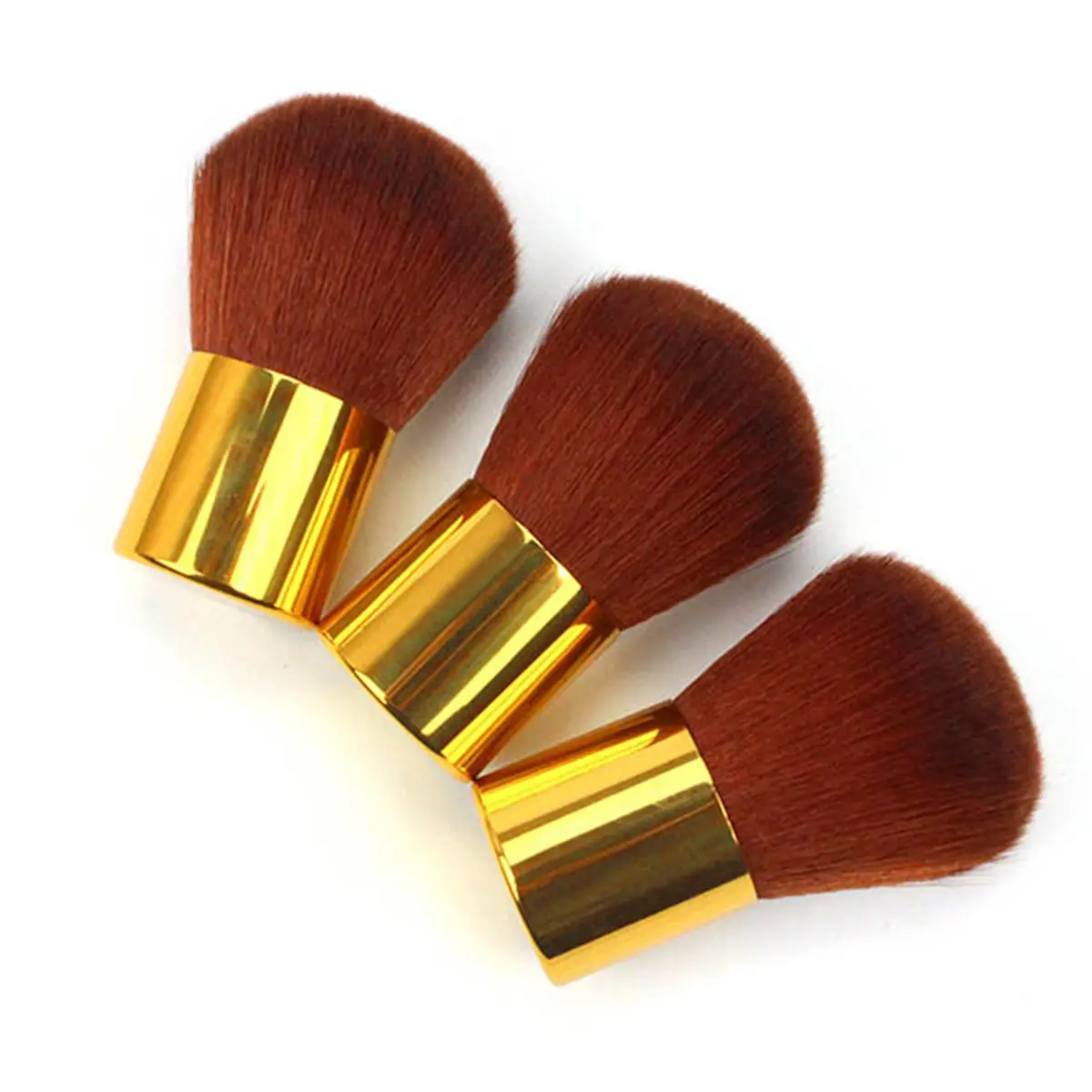 

Professional Makeup metal handle Brushes Powder Cosmetic Brush Face Blush Contour Brush Kabuki Brush Makeup Tools