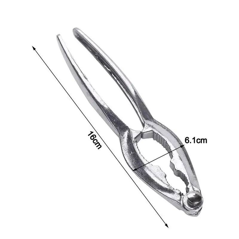 

1pcs Zinc Alloy Nutcracker Sheller Walnut Nut Cracker Quick Pecan Walnut Kitchen Accessories Tool Nutcracker Almond Fruit