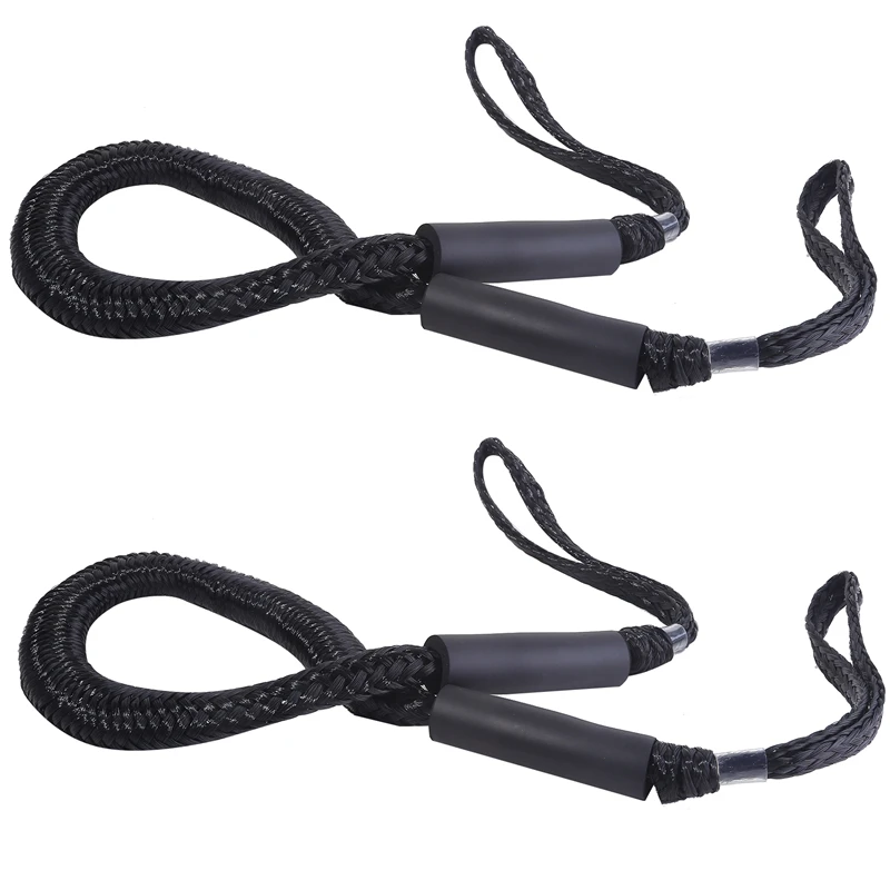 

2021 New 2Pcs Set Bungee Dock Line Mooring Rope For Boat Ropes Rope Bungee Cord Dockline Boats Kayak Accessories