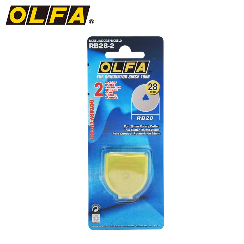 

OLFA hob imported from Japan with 28mm carbon steel round blade 2 RB28-2