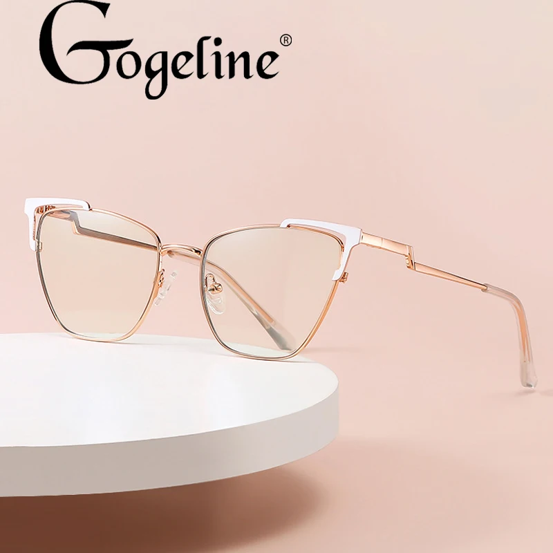 

Женские офисные очки с защитой от синего света, компьютерные очки «кошачий глаз», женские очки большого размера с блокировкой синего цвета, ...