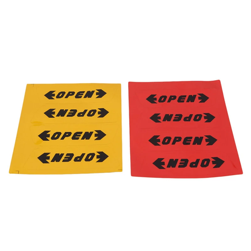 

Car Door Reflective Tape Warning Mark Sign Decals Label Universal Safety Reflective Strips Car Exterior Accessories 4 pcs/set