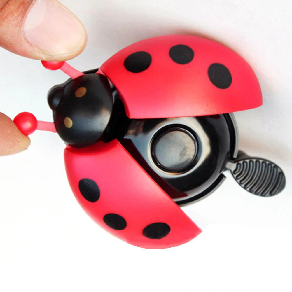4-Цвет детей взрослый велосипедный звонок в виде божьей коровки мульти Цвет Жук