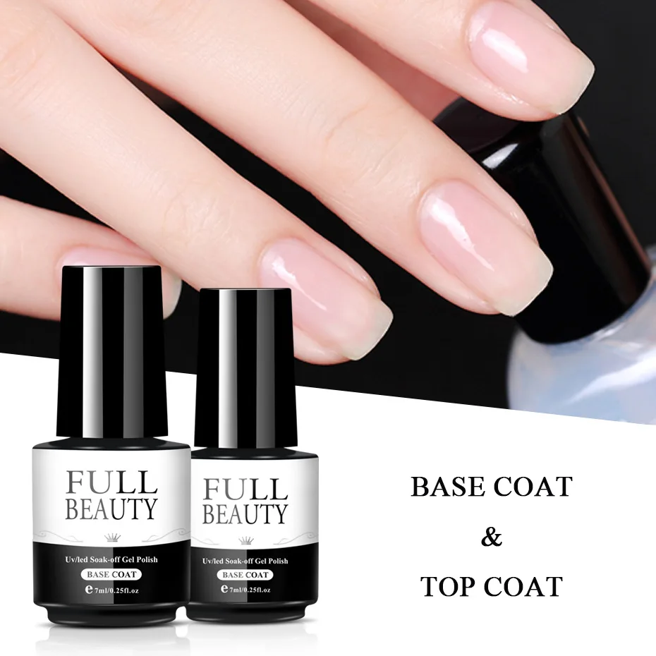 

7ml Top Base Coat Uv Gel Nail Polish Painting Primer Gel Long Lasting Soak Off Diy Nail Art Manicure Varnish Lacquer