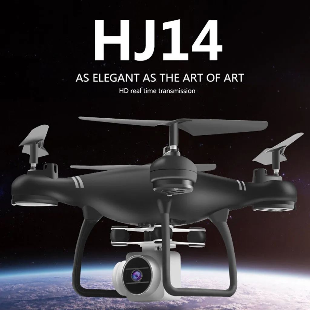 

28x28x7cm Hj14w Wifi Remote Control Rc Drone Airplane Selfie Quadcopter With 2 Million Hd Camera For Outdoor Shooting#fs