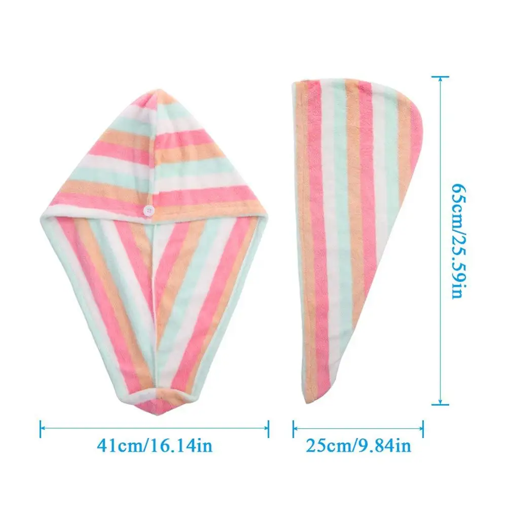 Головной платок цвета радуги сухая шапка для волос полотенце сухих сильное