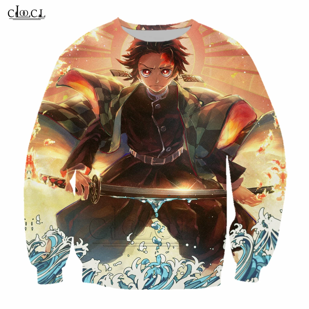 Модный свитшот для мужчин и женщин с аниме рассекающий демонов: Kimetsu No Yaiba