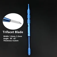 sapphire blades trifacet blade knife head ophthalmic surgical instrument ophthalmic scalpel