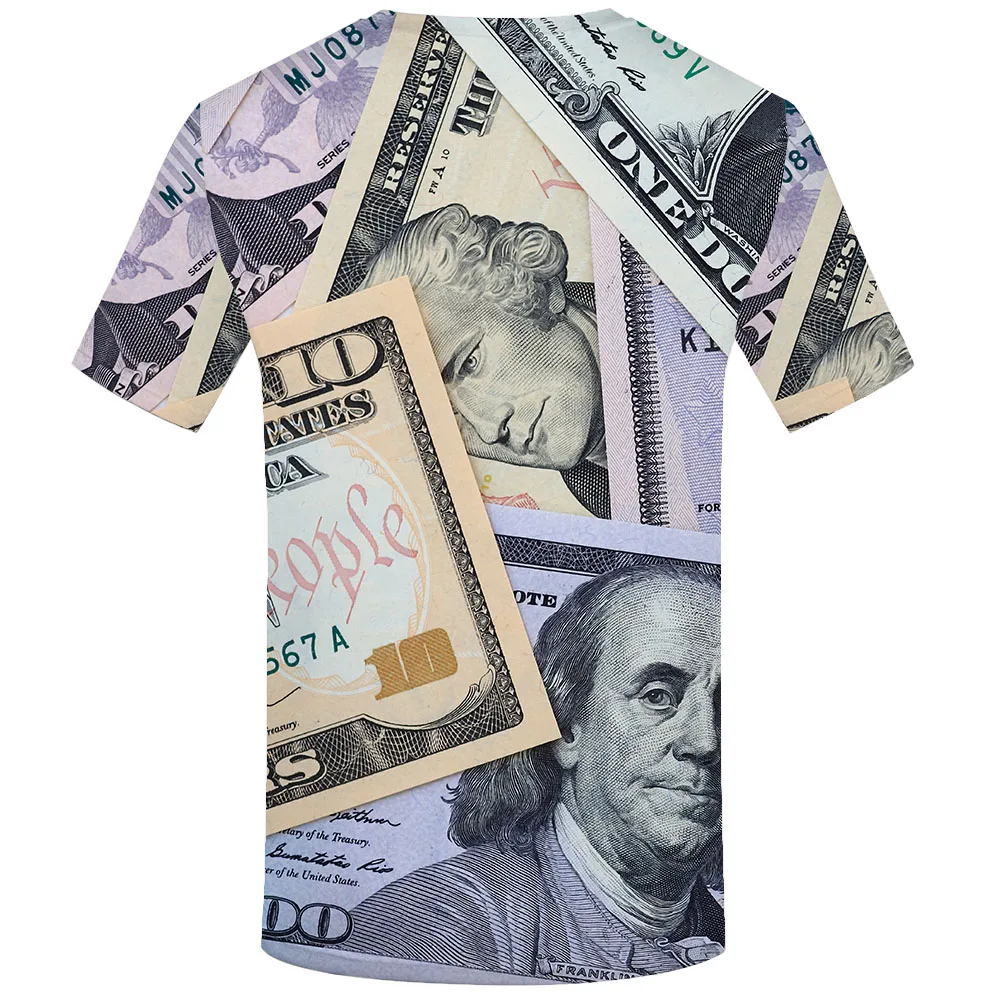 

Dollar T-shirt Men United States Tshirts Casual Money Anime Clothes Vintage Tshirt Printed Funny Shirt Print