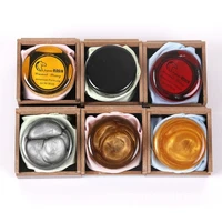 6pcs high quality rosin resin colophony low dust handmade rounded with box for violin viola cello bowed string