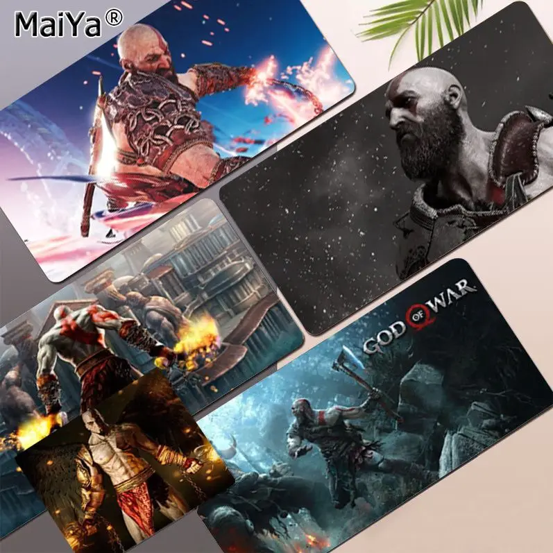 

God of War Simple Design large gaming mousepad L XL XXL gamer mouse pad Size for Deak Mat for overwatch/cs go/world of warcraft