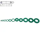 CS 1,9 мм OD 4-120 мм зеленая флюорорезиновая уплотнительное кольцо FKM