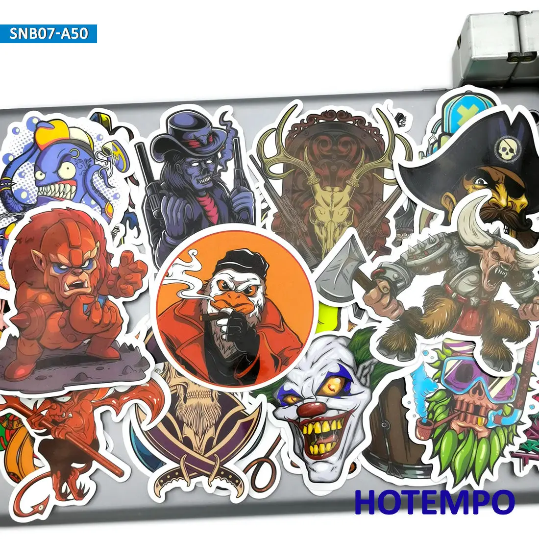 50 шт. Рок панк череп демон ведьма смешанные крутые ретро забавные для телефона