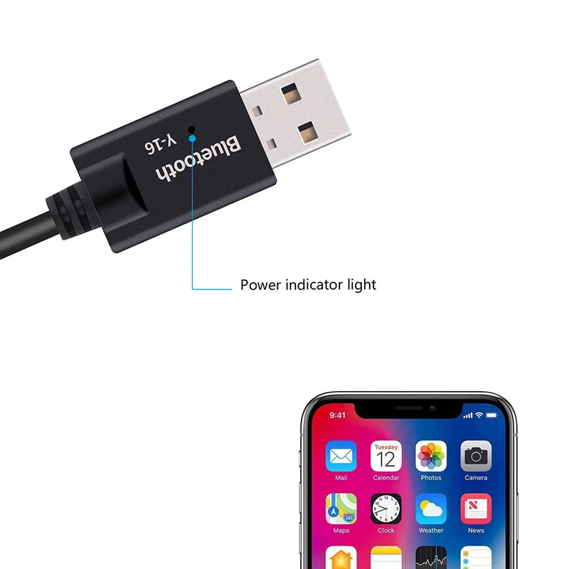 Bluetooth приемник USB аудио 4 2 ключ 3 5 мм AUX Jack беспроводной автомобильный музыкальный