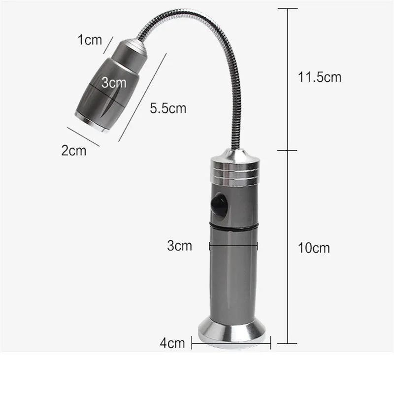 Магнитный светодиодный гриль светильник для барбекю с регулируемой гибкостью на
