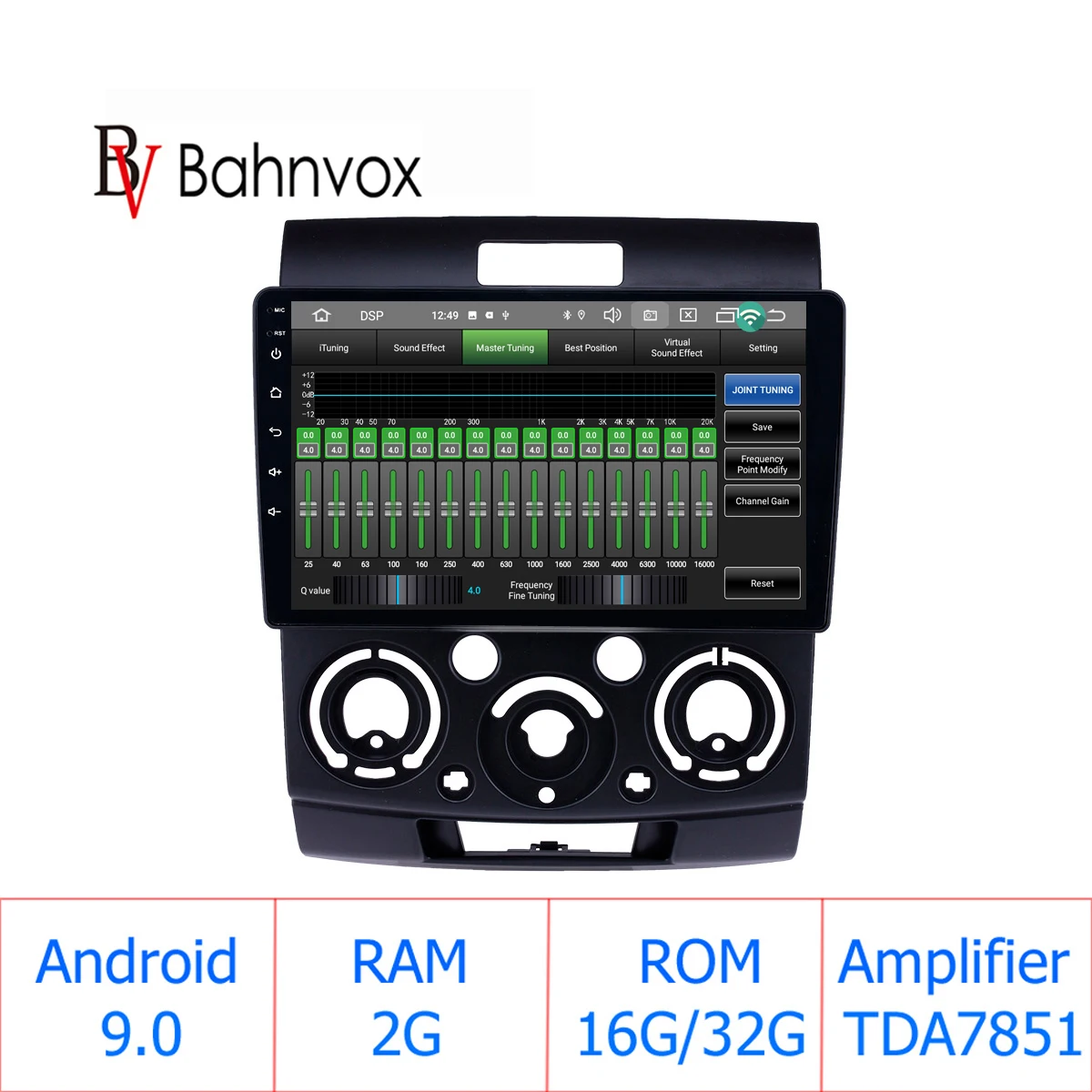 " android 9,0 RAM2G Автомобильный gps dvd-плеер для Ford Everest/Ranger Mazda BT-50 автомобильный Радио Мультимедиа Навигация стерео головное устройство dsp