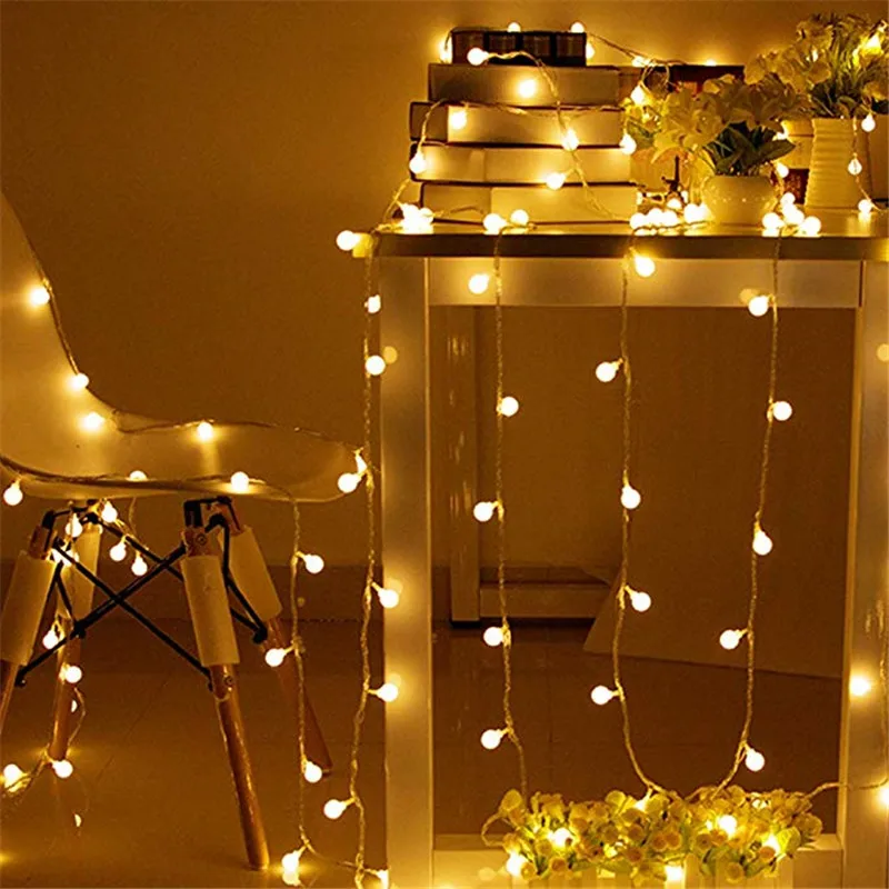 

10M 80 Led Fairy Lights USB Outdoor/Indoor Street Garland Christmas/New Year Xmas Festoon LED Lights String For Home Decoration