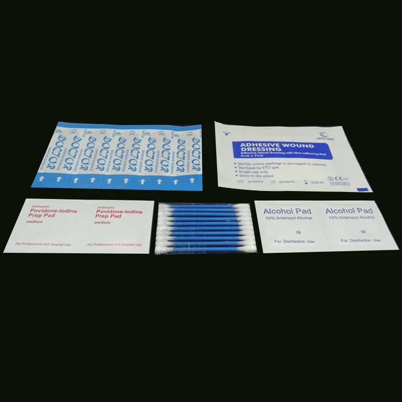 

3 Sets of Portable Travel First Aid Kit Outdoor Camping Emergency Medicine Bag Bandage Band-Aid Life Jacket Self-Defense