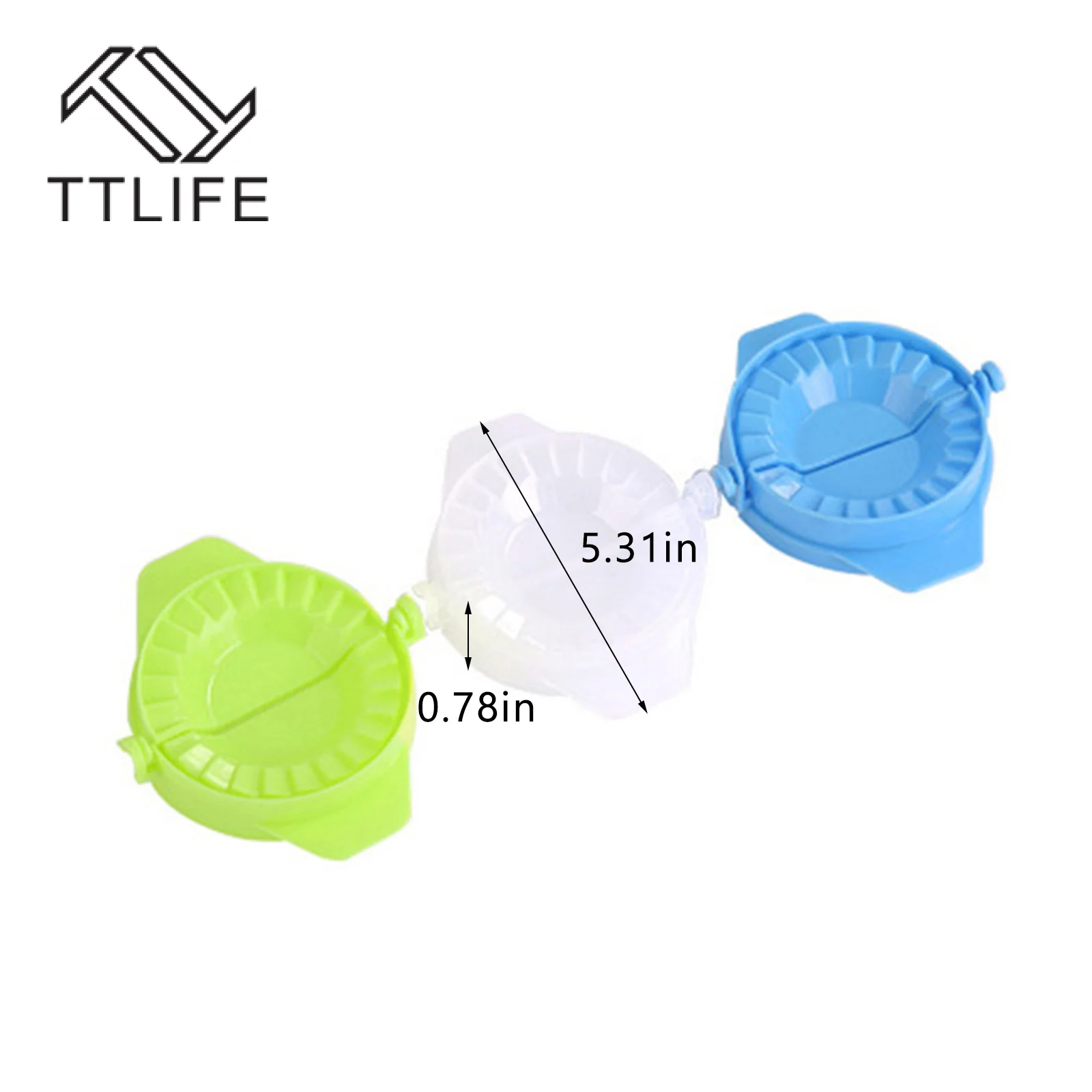 3Pcs Portable Dumpling Maker Device New Kitchen Tools Dumpling Jiaozi Maker Device Easy DIY Dumpling Mold Kitchen Appliances
