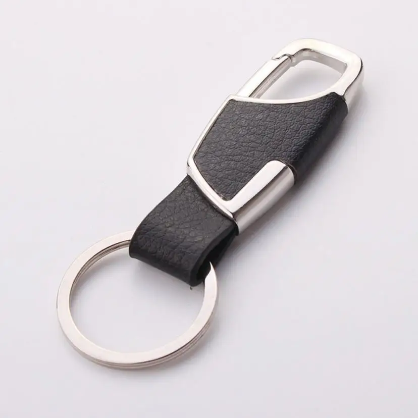 Кожаный Автомобильный брелок для ключей с кольцом Audi A3 A4 A5 A6 VW Passat Skoda Octavia Renault Megane