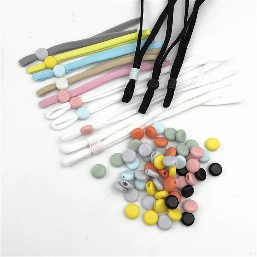 100 шт шнур замок силиконовый шнурок переключения пробки эластичный Регулятор