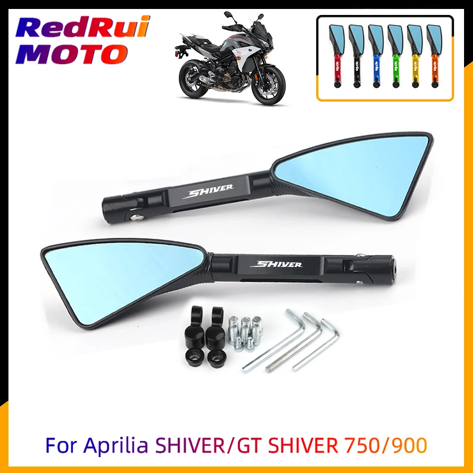 

For Aprilia SHIVER/GT SHIVER750 SHIVER900 Universal Motorcycle Accessories CNC Aluminum Rear View Rearview Side Mirror