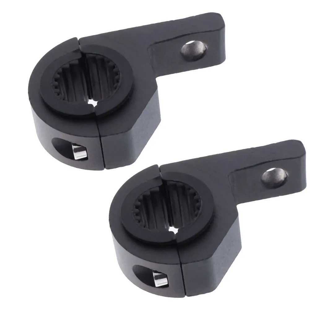 Black Front Rear Motorcycle Turn Signal Light 33mm Fork Clamp Durability | Автомобили и мотоциклы