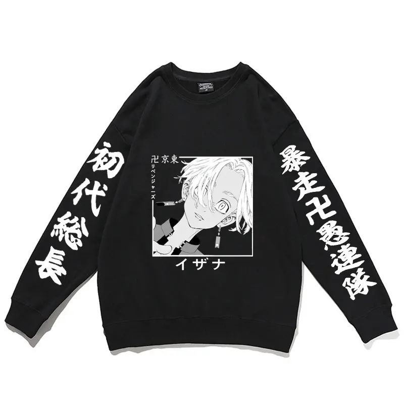 

Tokyo Revengers Oversized Print Sweatshirt Men Women Fashion Loose Pullover Male Sweatshirts Mens Loose Pullovers Man Tracksuit