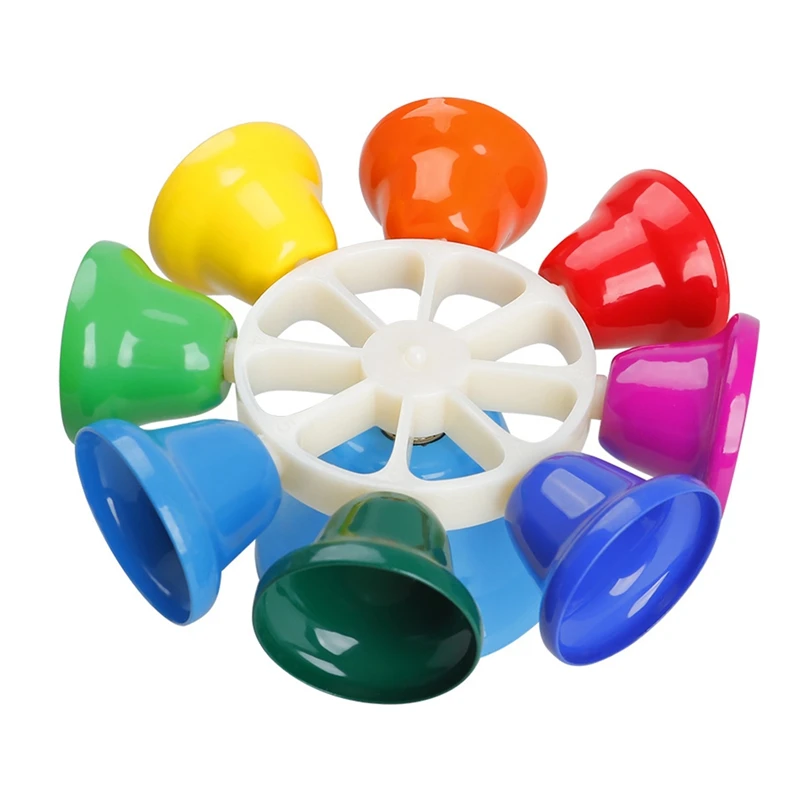 

Eight Tone Bells Children Eight Tone Press Clock Kid Musical Instrument Toys Early Education Play Toys