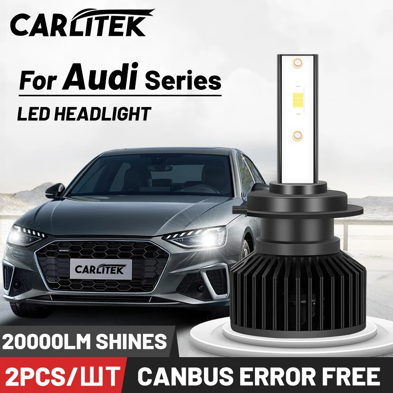 CARLITEK H1 H7 H4 Led Canbus Нет Ошибка 12V Turbo H8 H9 H13 H11 автомобильный светильник мини Размеры 9007