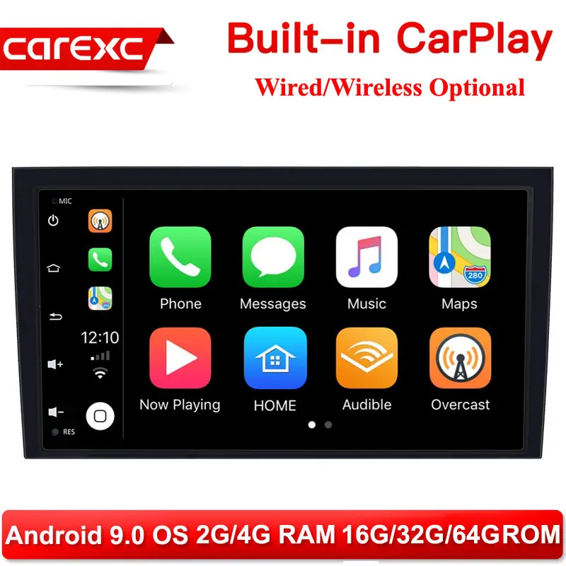Мультимедийная магнитола CarExc для Audi A4 B6 B7 S4 RS4 SEAT Exeo 9 0 2002 8 дюймов 2 din Android 2008 GPS