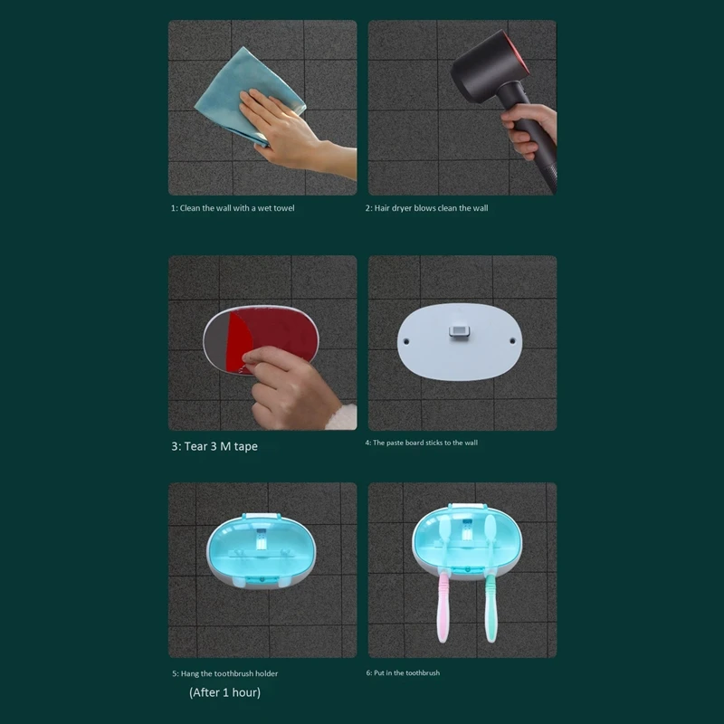 УФ зубная щетка коробка для дезинфекции держатель электрическая очиститель