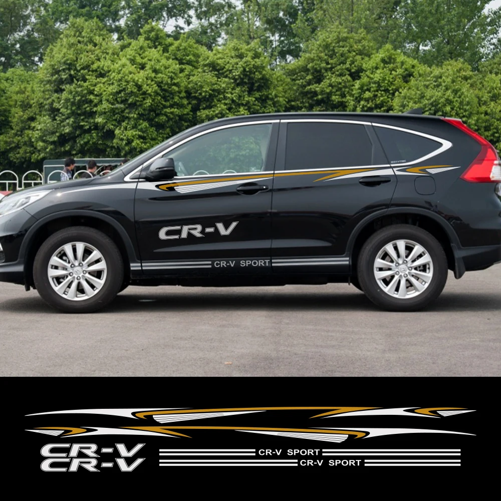 1 Набор автомобильные наклейки и для Honda CR V автомобильной боковой двери гирлянды