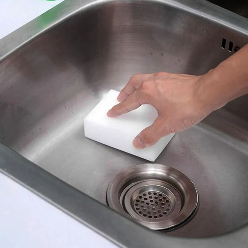 

Magic Sponge eraser x 10 Melamine Foam sponges Stain Dirt Remover Kitchen Marks Stains