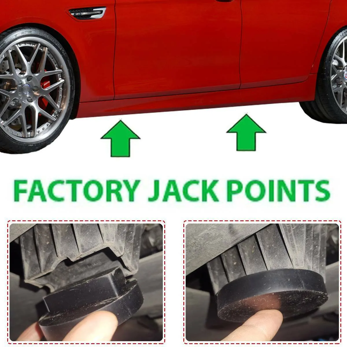 Car Jack Pad Jack Jacking Lift Pad Parts Replacement Replaces Accessory
