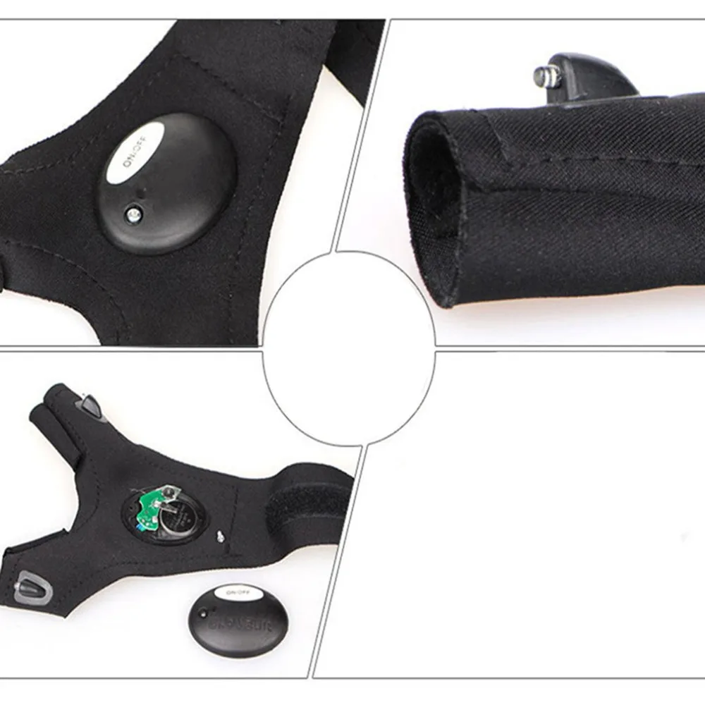 Перчатка светодиодный фонарик инструмент для ремонта и спасения в ночное время