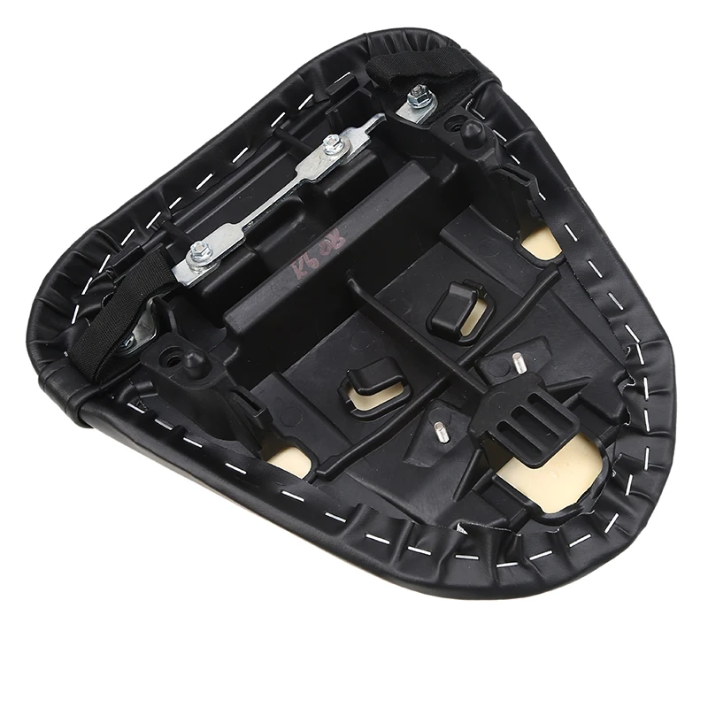 Черный чехол POSSBAY из искусственной кожи для мотоциклетного сиденья кожаный