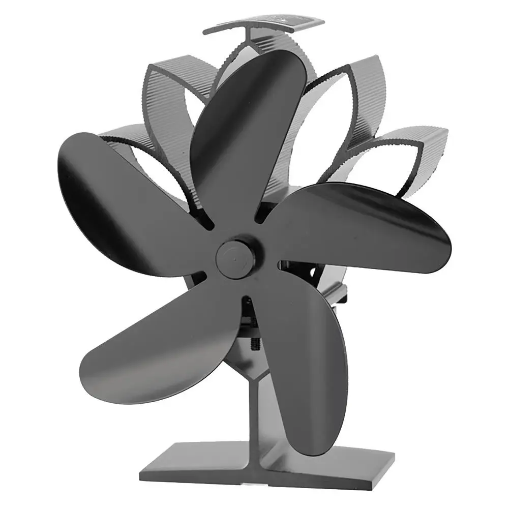 

5 Blades Heat Powered Propeller Fireplace Stove Fan Log Wood Burner Eco-fan Quiet Home Fireplace Fan Efficient Heat Distribution