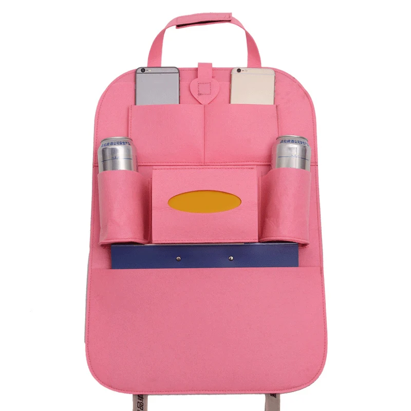 

Car Seat Storage Bag Auto Multi-Pocket Felt Covers Organizer Storage Holder Seat Back Organizers 40cm*56cm JAN88
