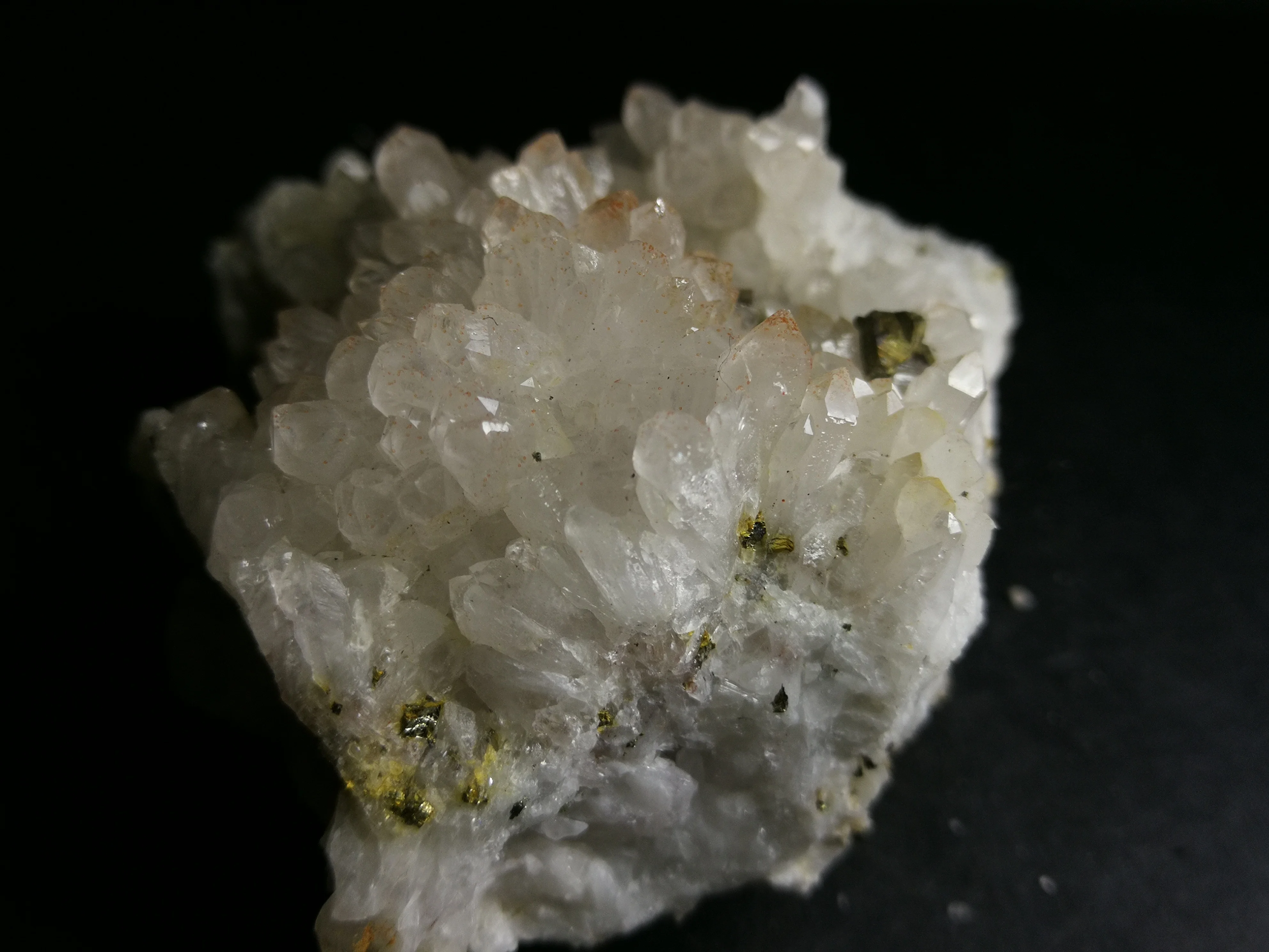Минеральный Образец кварца gPyrite 146 3 натуральный кластер белого кристалла|Камни| |