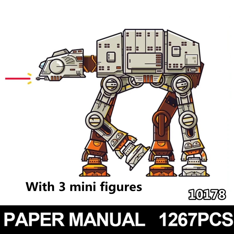 

IN STOCK Star LepinBlock Motorised Walking AT-AT Compatible 10178 05050 Building Blocks Bricks Educational Toys Birthday Gifts