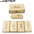 USB-флеш-накопитель JASTER в деревянной коробке, 4-128 ГБ