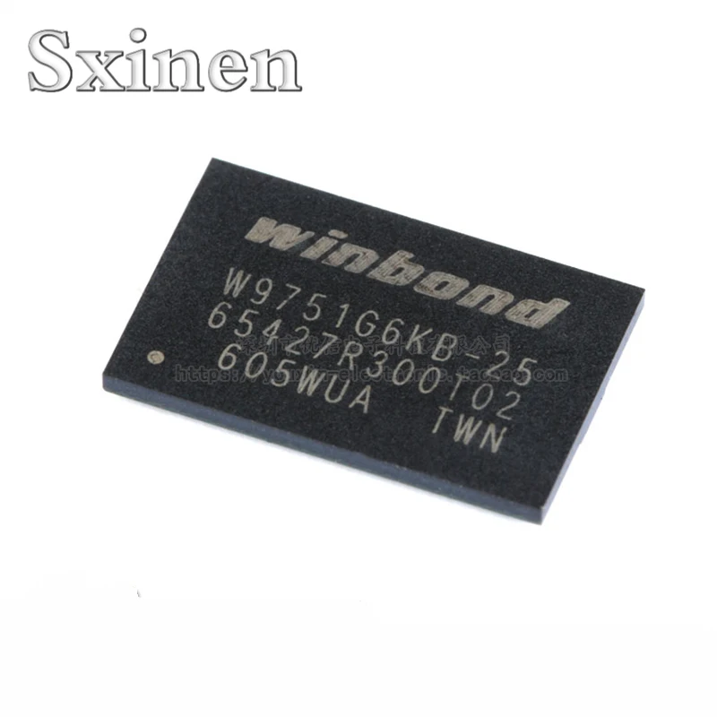 

10PCS ,SMD W9751G6KB-25 WBGA-84 512Mbit RAM Memory Chip