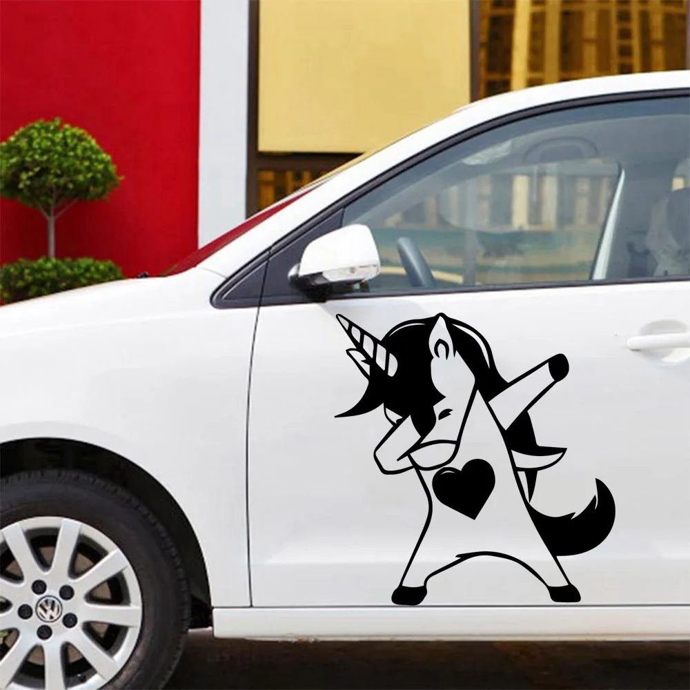 

Fun unicorn Car Stickers For Auto Car Motorcycle Body Styling Accessories