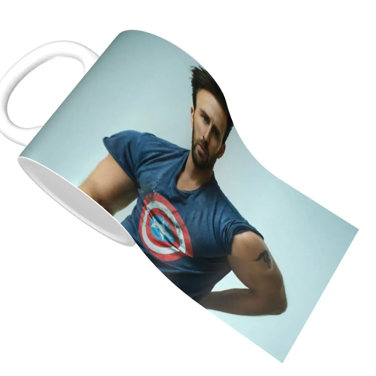 

Обои с изображением Криса Эванса, 2 чашки, кофейная чашка, кошачья кружка, фарфоровая кружка с принтом, кружка для завтрака, персонализирован...