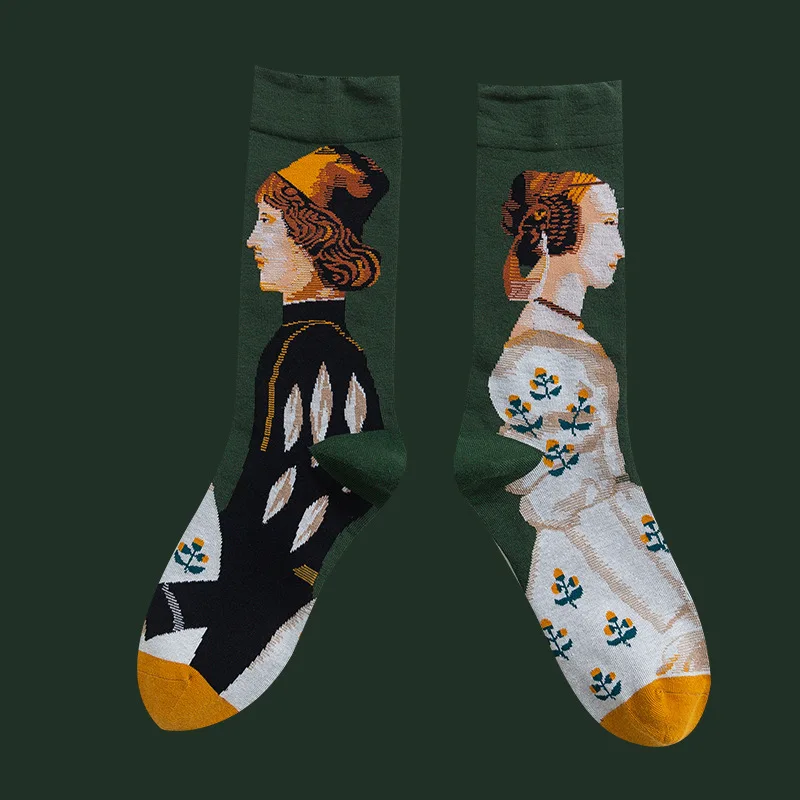 

Fashion Socks Women Harajuku Funny Personality Creative Hip Hop Streetwear Retro Classic Tide Long Sockken Female New Pop Unisex